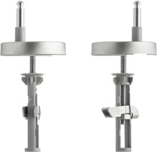 Deux kits de fixation pour sièges de WC