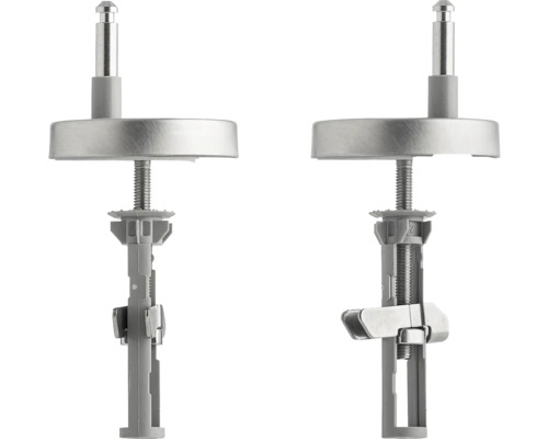 Deux kits de fixation pour sièges de WC