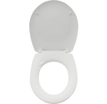 Abattant de WC avec couvercle ouvert