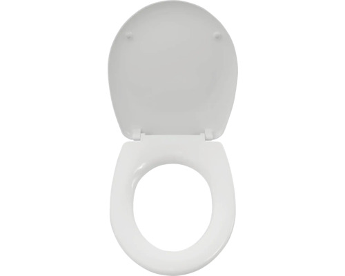 Abattant de WC avec couvercle ouvert