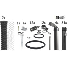 Kit complet de clôture en grillage avec accessoires et dix ans de garantie