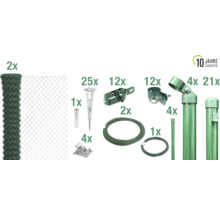 Kit complet pour clôture en grillage avec poteaux, fil et matériel de fixation, plus dix ans de garantie