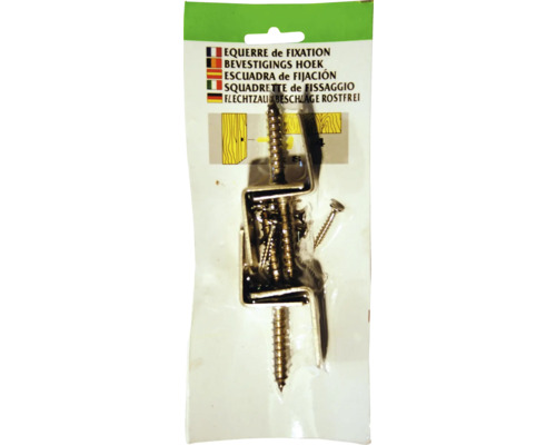 Equerre de fixation avec vis dans l'emballage