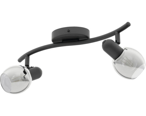 Plafonnier avec deux spots