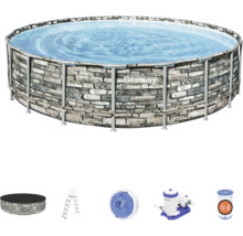 Bestway Power Steel Frame Pool Set mit Zubehör