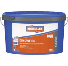 Seau de peinture d'intérieur Modulan Dekoweiss, 12,5 litres