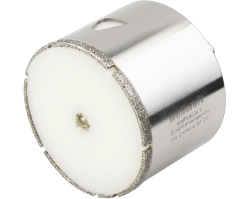 Scie trépan pour carrelage Wolfcraft d'un diamètre de 68 millimètres