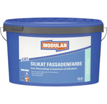 Silikat Fassadenfarbe im Eimer