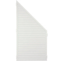 Élément de porte de jardin trapézoïdal en plastique