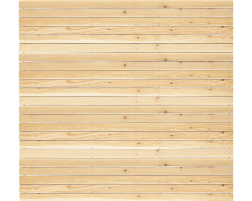 Façade en bois avec planches horizontales