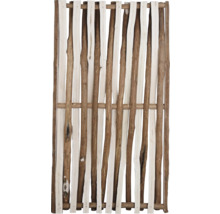 Dekorative Trennwand aus Holzlatten für den Innenbereich