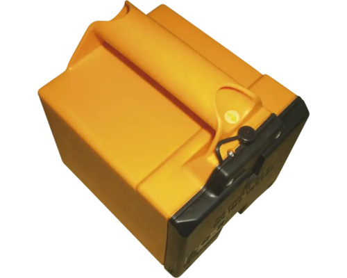 Gelbe Gerätebox zur Werkzeugaufbewahrung