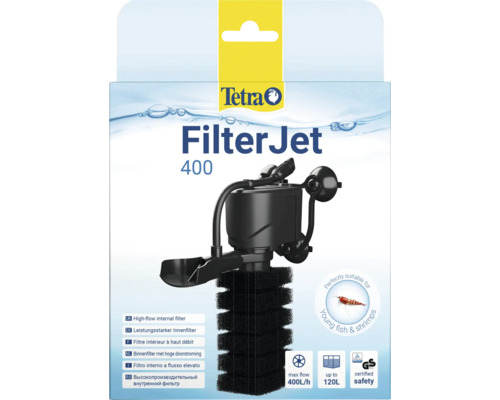 Tetra FilterJet 400 Filtre intérieur pour aquariums