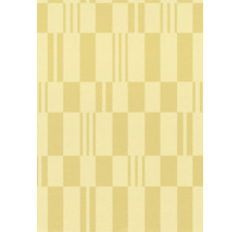 Papier peint jaune avec motif géométrique