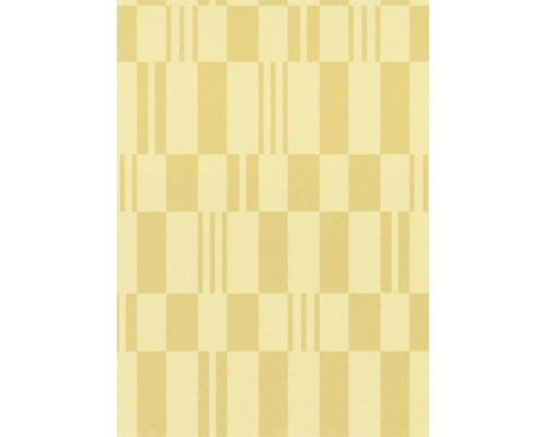 Papier peint jaune avec motif géométrique