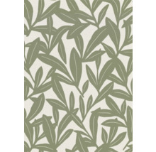 Papier peint avec motif de feuilles