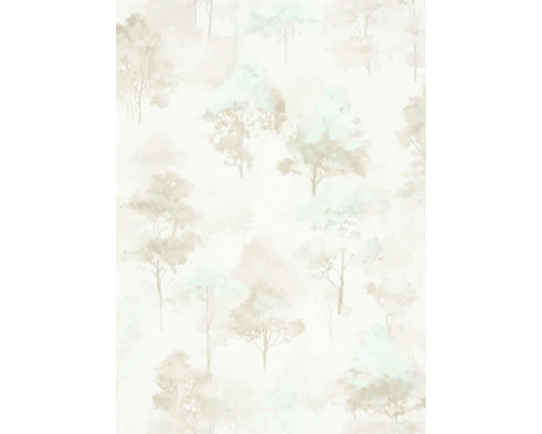 Papier peint avec motif d'arbres