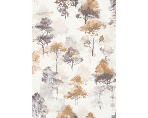 Papier peint motif arbre