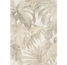 Papier peint avec des feuilles tropicales