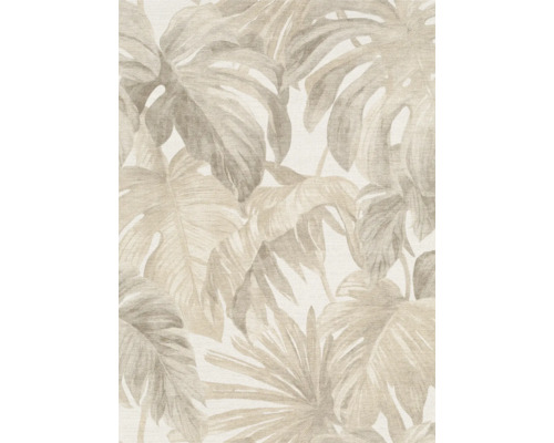 Papier peint avec des feuilles tropicales