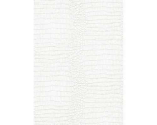 Vue détaillée d'un papier peint blanc avec un motif peau de crocodile