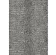 Papier peint gris aspect cuir de crocodile