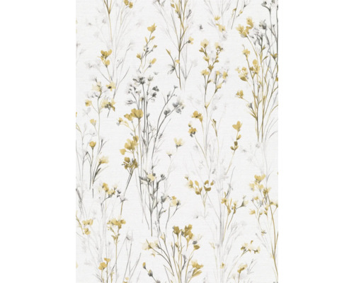 Papier peint à motif floral