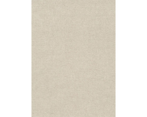 Gros plan d'un papier peint textile beige à la texture fine.
