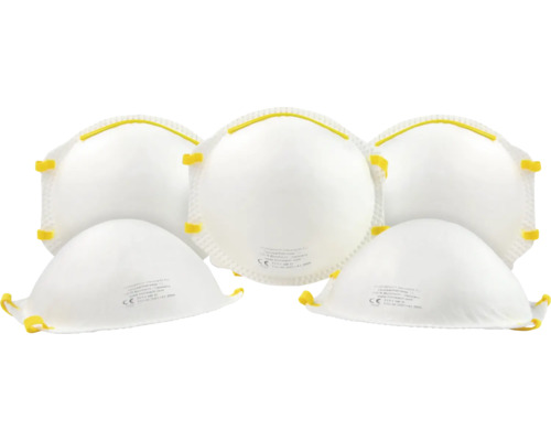 Mehrere partikelfiltrierende Halbmasken für den Atemschutz