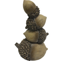 Figurine décorative de jardin en forme de pile de glands