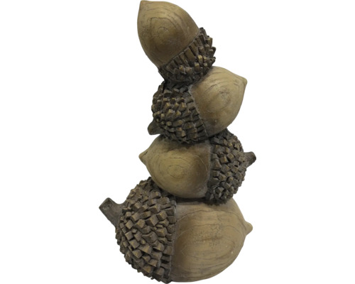 Figurine décorative de jardin en forme de pile de glands