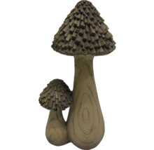 Groupe de champignons décoratifs en résine synthétique pour le jardin