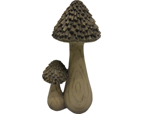Groupe de champignons décoratifs en résine synthétique pour le jardin