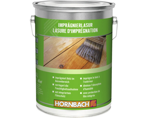 Imprägnierlasur für Holz im Aussenbereich im Metalleimer