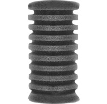 Gerippter Schaumstoffgriff für Werkzeuge in Grau.