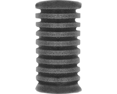 Gerippter Schaumstoffgriff für Werkzeuge in Grau.