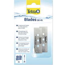 Tetra Ersatzklingen SB 45 für Aquarium-Scheibenreiniger, 2 Stück aus Edelstahl.