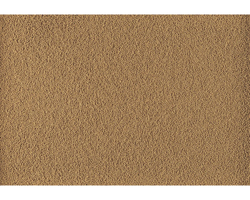 Nahaufnahme von feinkörnigem braunem Dünger-Granulat für die Gartenpflege.