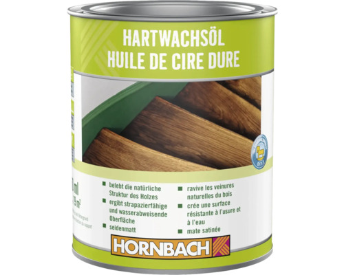 Boîte d'huile de cire dure pour surfaces en bois