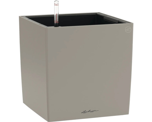 Jardinière carrée avec indicateur de niveau d'eau