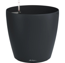 Pot de fleurs noir avec indicateur de niveau d'eau