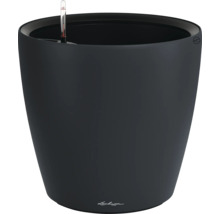 Pot de fleurs noir avec indicateur de niveau d'eau