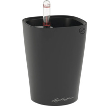 Pot de fleurs noir avec indicateur de niveau d'eau