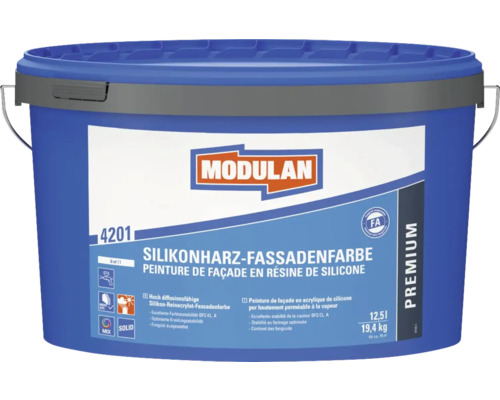 Seau de peinture de façade en résine de silicone