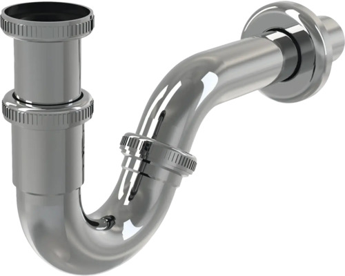 Siphon en métal pour lavabo