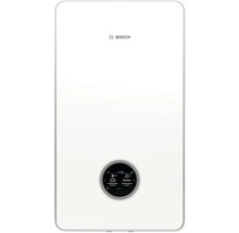 Logo Bosch. Appareil de chauffage mural avec affichage numérique.