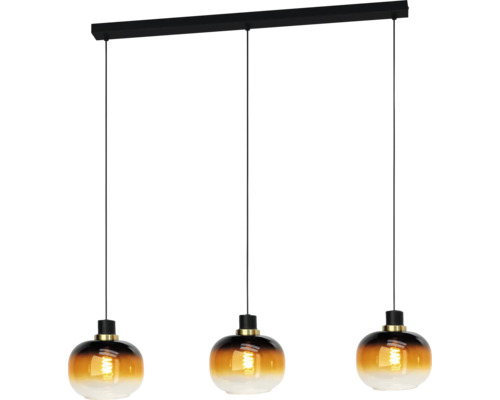 Suspension avec trois boules en verre