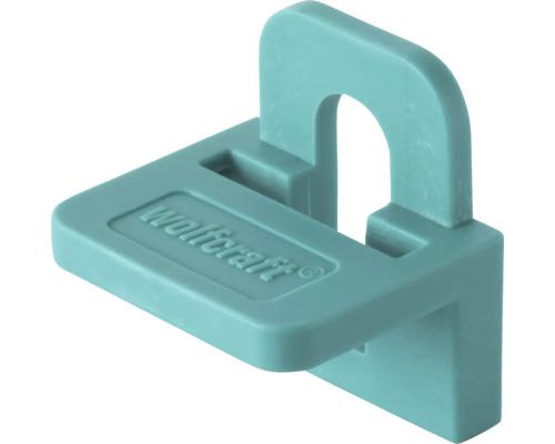 Clip de fixation Wolfcraft en plastique pour plinthes