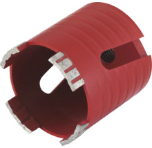 Diamant-Bohrkrone mit segmentiertem Schneidrand.