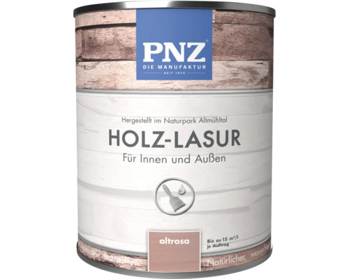 Holzlasur für den Innen- und Aussenbereich im Gebinde